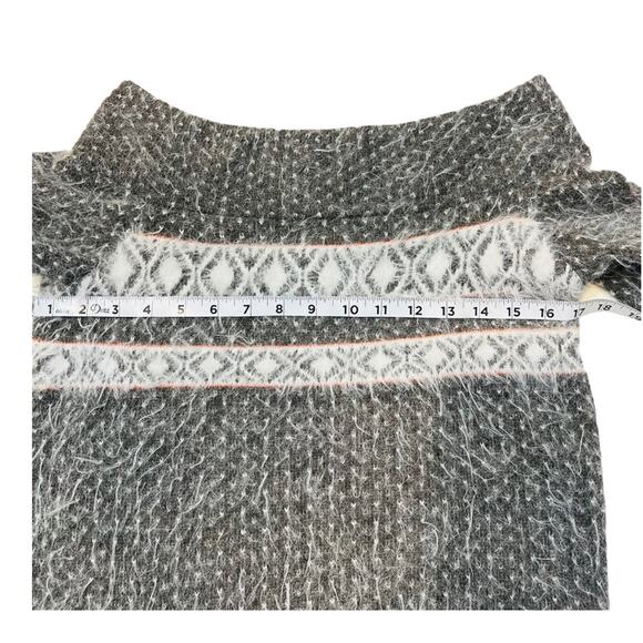 Anthropologie Sleeping on Snow Faroe Wool blend fuzzy sweater - Picture 12 of 13
